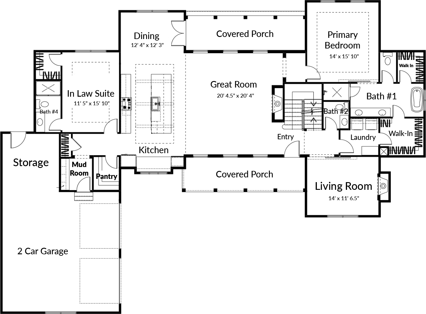 The Riverhead Home Design, Seaside Farms, Ogunquit - First Floor